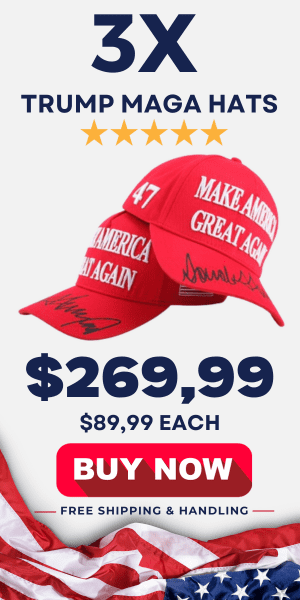 Trump Hats 3x